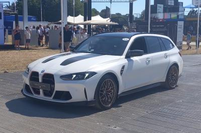 BMW M3 CS Touring front static at Goodwood Festival of Speed