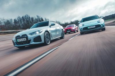 BMW i4, Jaguar I-Pace and Genesis GV60