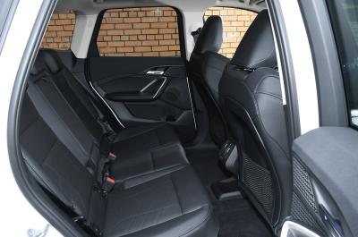 New BMW iX1 rear space