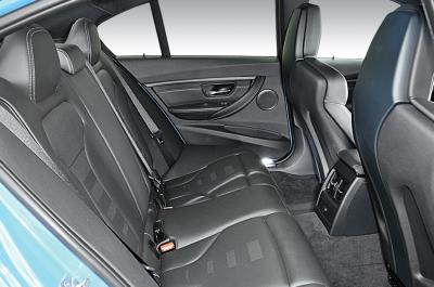 BMW M3 rear seats