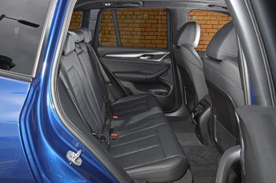 New BMW X3 rear space