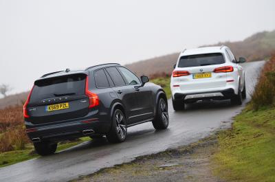 BMW X5 45e vs Volvo XC90 T8 - rears