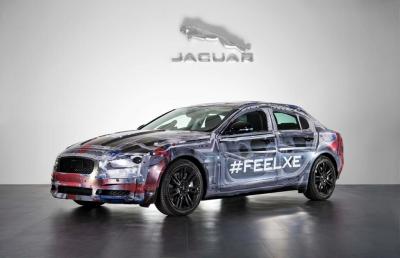 Jaguar XE testing mule shown