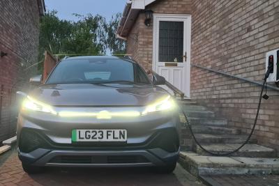 BYD Atto 3 Long Term on drive, lights on