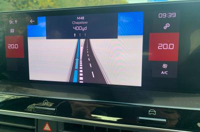 Citroen C4 infotainment screen