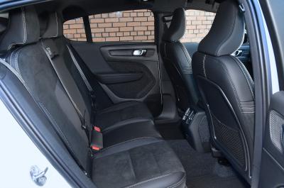 New Volvo C40 Recharge rear seats