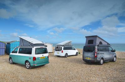 Camper van comparison test rears