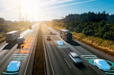 Cars with ADAS sensors