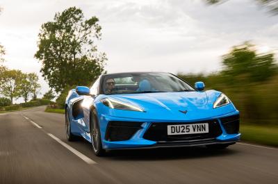 Chevrolet Corvette driving