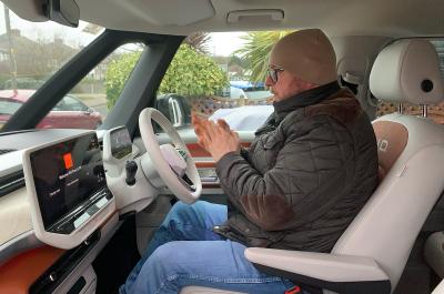 Volkswagen ID Buzz cold hands in winter