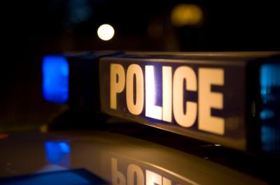 police car sign