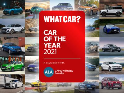 What Car? Car of the Year 2021 Long List compilation image