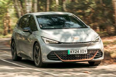 Cupra Born front cornering