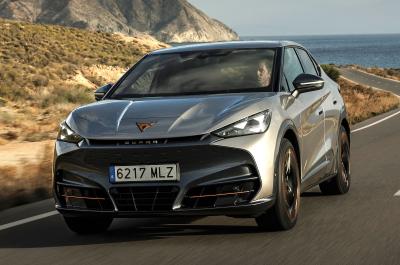 Cupra Tavascan front left driving