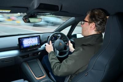 Cupra Born driving