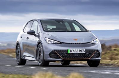 Cupra Born front cornering