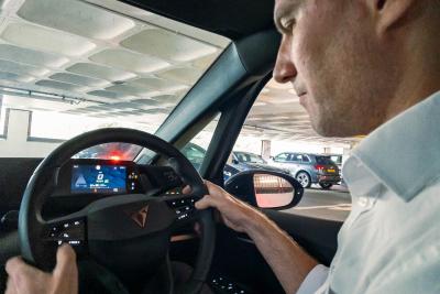 Cupra Born volume controls