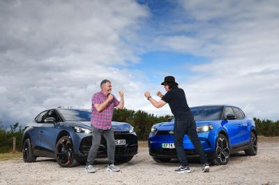 Cupra Tavascan vs Ford Capri fight