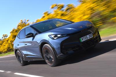 Cupra Tavascan front driving