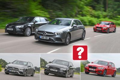 New Mercedes-Benz A-Class vs Audi A3 Sportback vs BMW 1 Series
