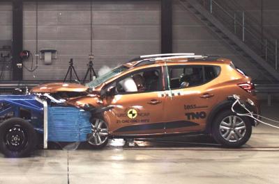 Dacia Sandero Stepway Euro NCAP crash test