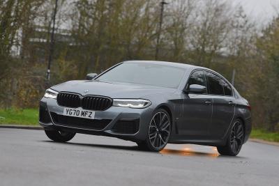 BMW 5 Series 2021 front left cornering