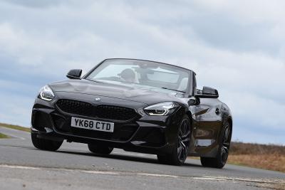 BMW Z4 driving