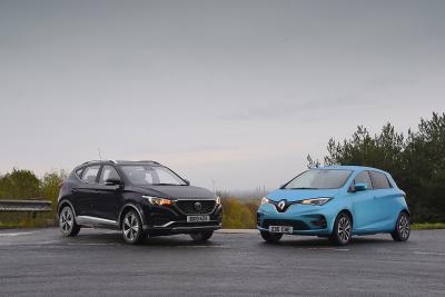 New MG ZS EV vs new Renault Zoe