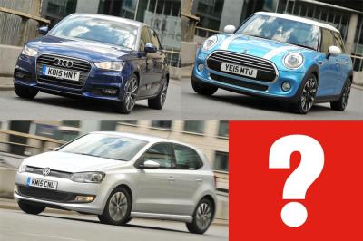 Audi A1 vs Mini Hatch vs Volkswagen Polo