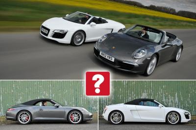 Used Audi R8 Spyder vs Porsche 911 Cabriolet