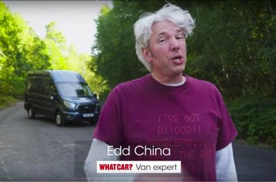 Edd China with Ford Transit