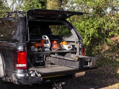 Truckman Decked bed drawers help you to keep your tools even more secure and organised