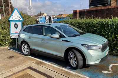 Skoda Enyaq charging