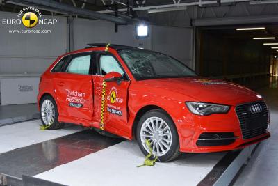 Electric Audi gains top honours in Euro NCAP safety tests