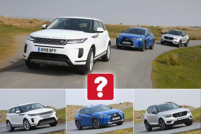 New Lexus UX & Range Rover Evoque vs Volvo XC40