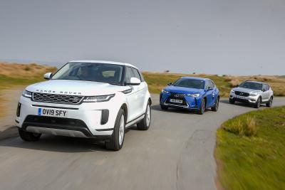 New Lexus UX & Range Rover Evoque vs Volvo XC40v