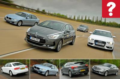 Used Audi A4 vs BMW 3 Series vs Mercedes C-Class vs Citroen DS5