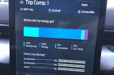 Ford Mustang Mach-E energy use