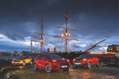 Used Ford Puma vs Nissan Juke vs Volkswagen T-Roc ('19 plate)