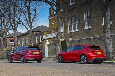 Ford Fiesta vs Ford Focus rears