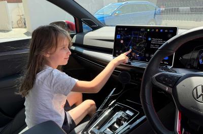 Freya with VW Golf GTI infotainment setup