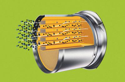 Petrol particulate filter