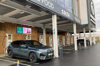 Electric car charging networks rated