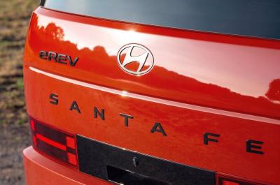 Hyundai Santa Fe rear with eREV badge