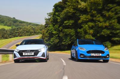 Hyundai i20 N vs Ford Fiesta ST noses