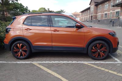 Volkswagen T-Cross long termer outside care home