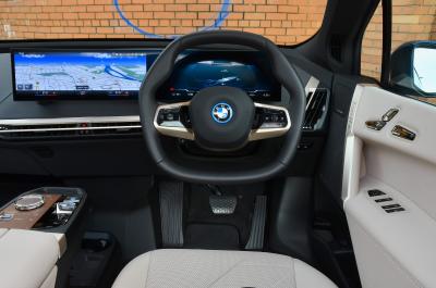 New BMW iX dashboard