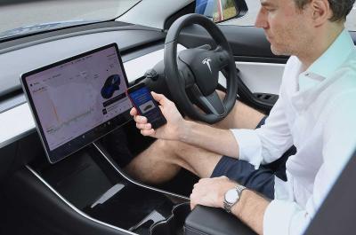 James testing Tesla Model 3 battery health