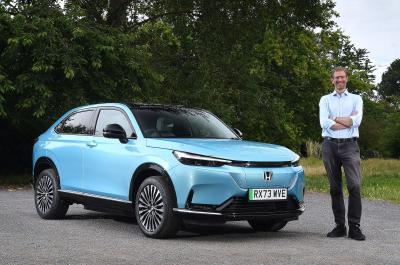 James Tute with Honda e:Ny1
