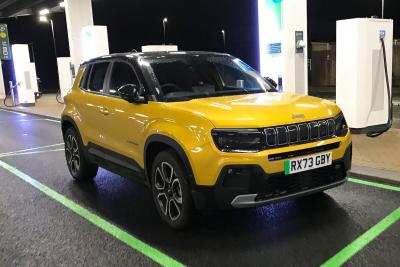 Jeep Avenger at Gridserve